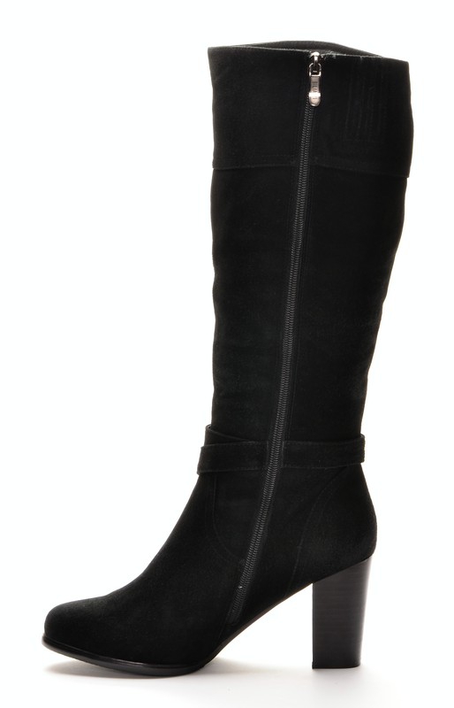 Bilianni 780-1Y Сапоги женские чер нат замша, подклад нат мех (по всей длине модели)