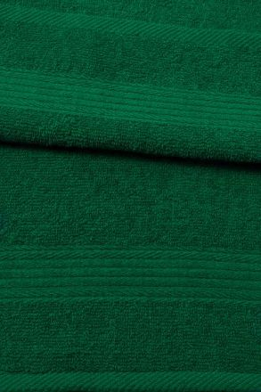 Полотенце махровое 70х140 бордюр №120 -пл. 375 гр/м2- (темно-зеленый, 505)