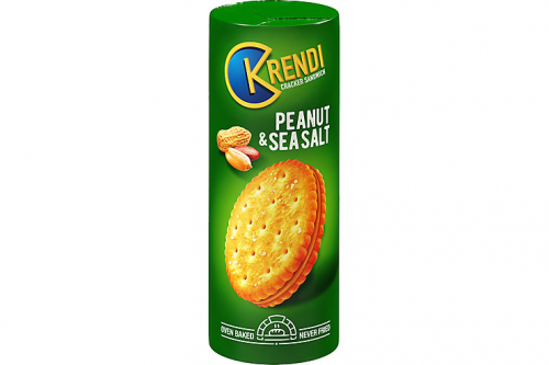«Krendi», крекер-сэндвич Peanut&sea salt, 170 г