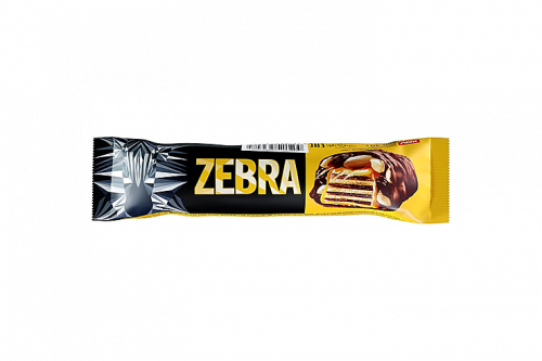 Вафли «Zебра», глазированные, 40 г (упаковка 15 шт)