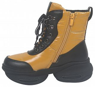 B-9709-C желт Ботинки зима для девочек (33-38)/8