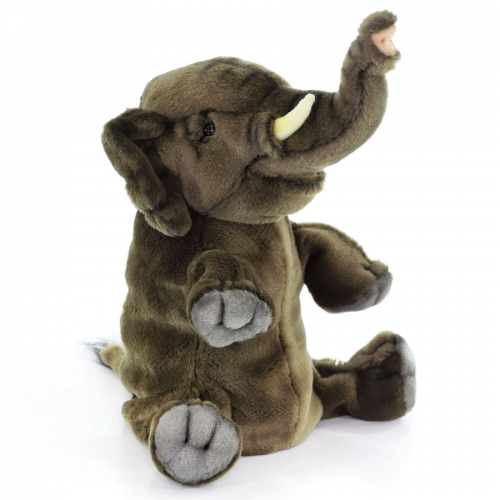 4040 Слон, игрушка на руку, 24 см
