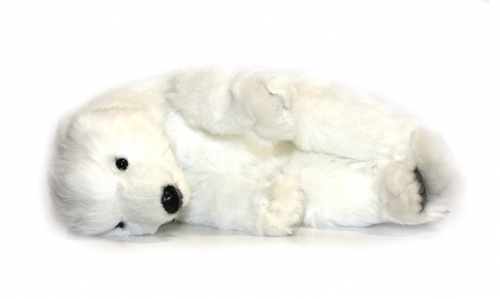 5260 Белый медвежонок спящий, 30 см