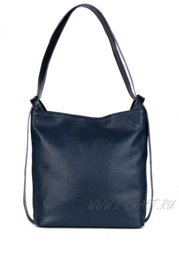 Модель №L126 | кожа | гладкий крокодил | синий | К155-6 | 29852