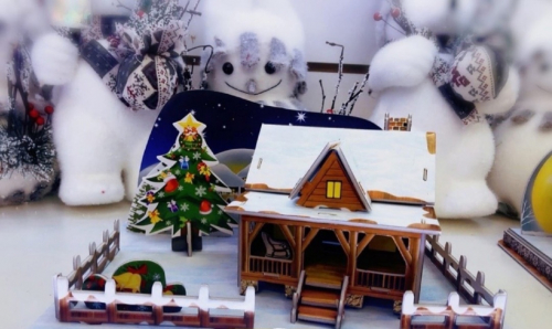 3D ПАЗЛ рождественский домик