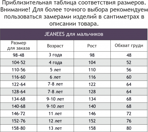 Jeanees, Костюм для мальчика Jeanees