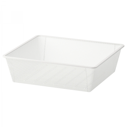 JONAXEL ЙОНАКСЕЛЬ, Сетчатая корзина, белый, 50x51x15 см. IKEA