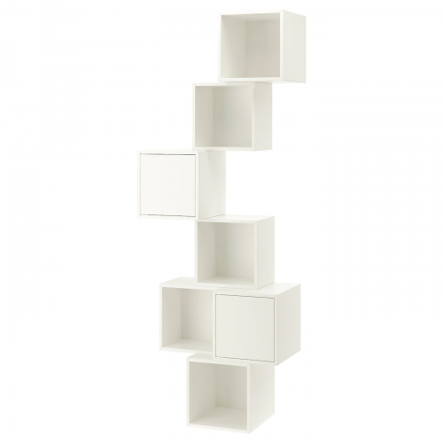 EKET ЭКЕТ, Комбинация настенных шкафов, белый, 80x35x210 см