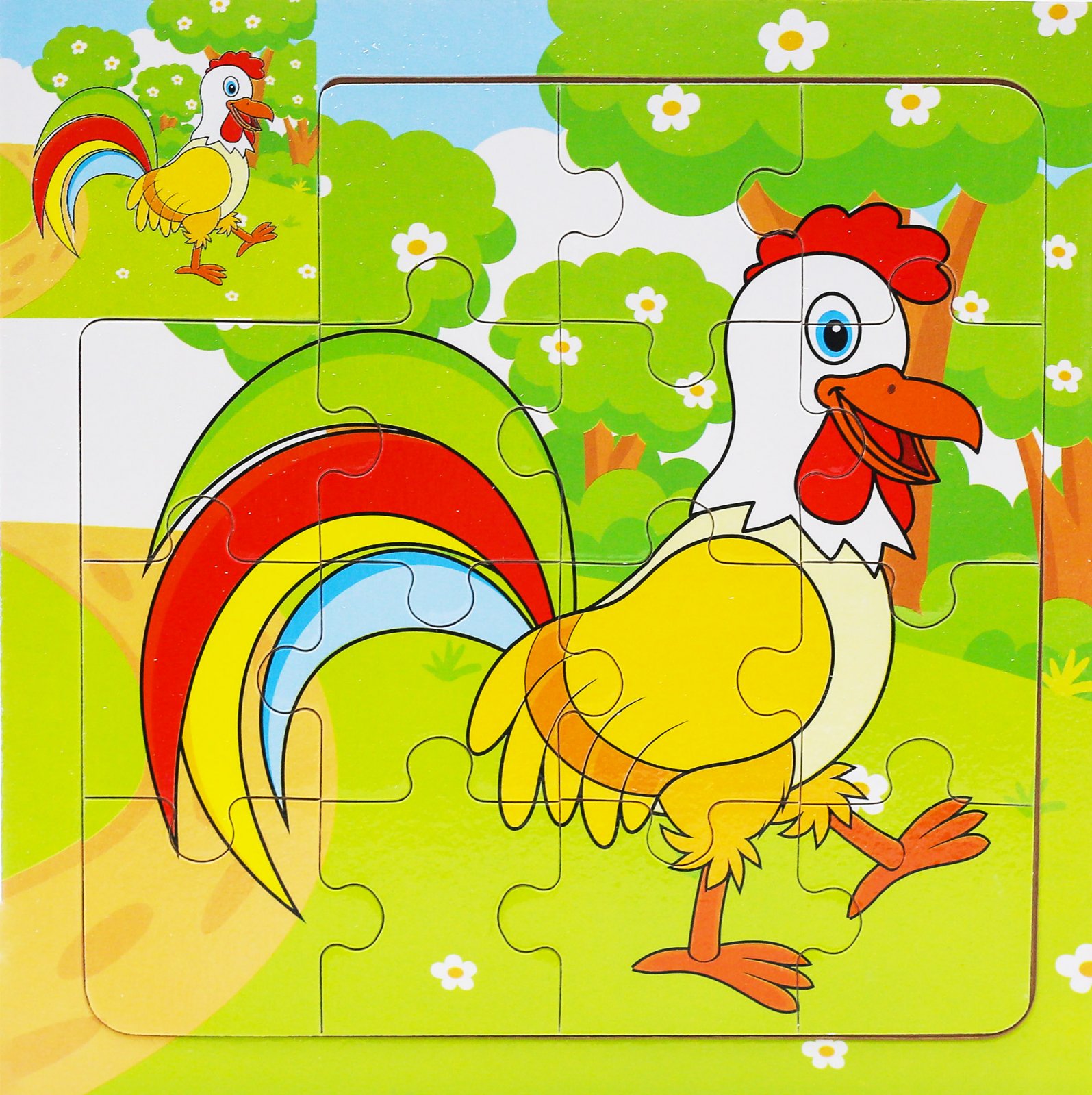 Пазлы домашние птицы