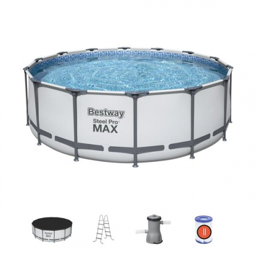 Бассейн каркасный Steel Pro MAX 427*122 см + 3 аксессуара Bestway (5612X)