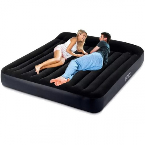 Матрас надувной Dura-Beam Pillow Rest Classic,203*183*25 см,Intex (64144)
