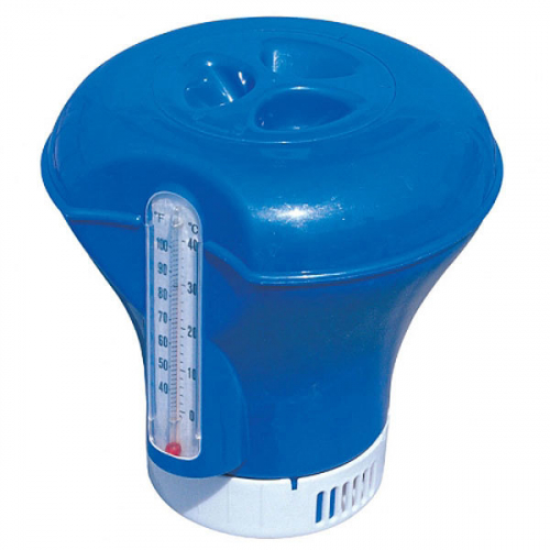 Дозатор плавающий для бассейна 18,5 см с термометром Bestway (58209)