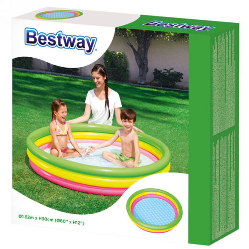 Бассейн надувной круглый 152*30 см Summer Set Pool Bestway (51103)