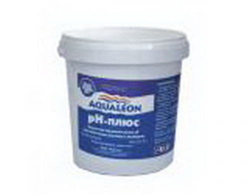 Средство для регулировки кислотности воды Aqualeon pH-плюс в гранулах (банка,1 кг)