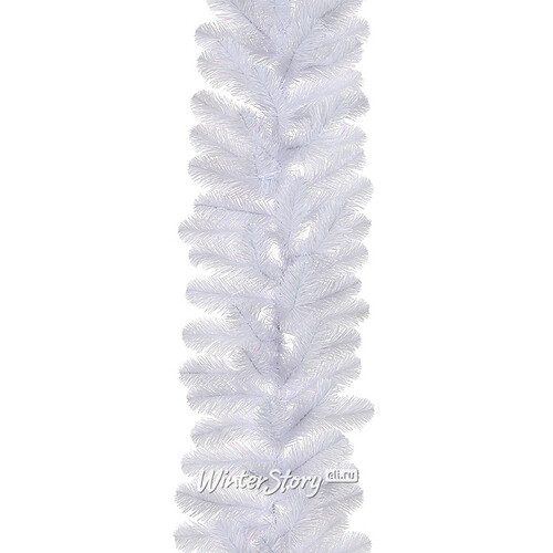 Хвойная гирлянда Исландская белоснежная 180*30 см, ПВХ (Triumph Tree)