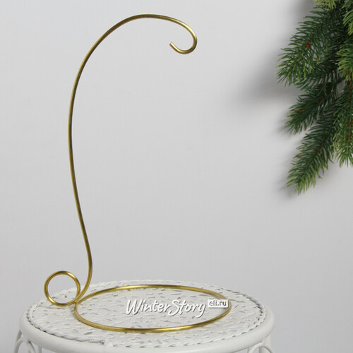 Металлическая подставка для новогоднего шара 10 см (Фабрика Ариель)