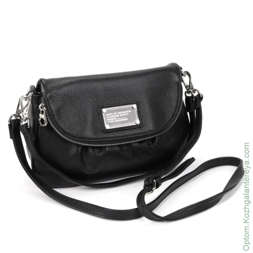 Женская кожаная сумка D-3728 Блек