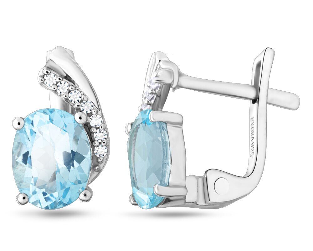 Серьги, топаз, Джульетта