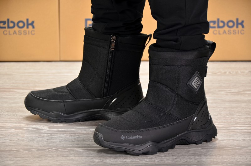 Sport + CLM DA2316-1 Полусапожки чер текстиль+нубук, подклад иск мех