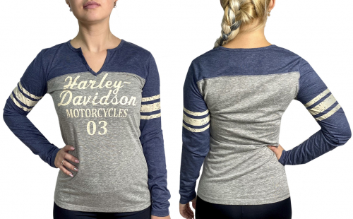 Женская кофта с принтом Harley-Davidson №1056