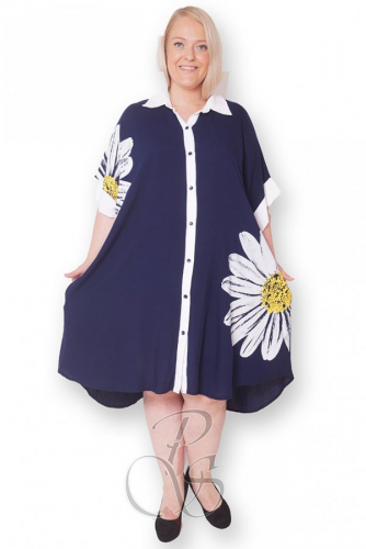 Платье - рубашка женское PepperStyle P2148-4009