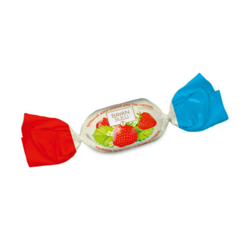 Карамель Б.Сулу Со вкусом клубники и сливок 1 кг