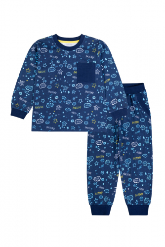Пижама для мальчика тсиний Кулирка M0689K-36 (3)
