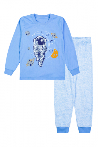 Пижама для мальчика голубой меланж N32K-59 (5)