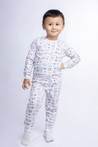 Пижама для мальчика белый мишки N32K-25  