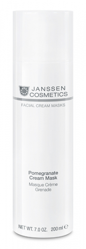 JANSSEN Омолаживающая крем-маска с экстрактом граната и витамином С / Pomegranate Cream Mask 200 мл