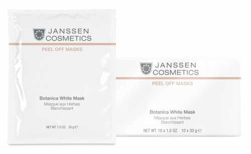 JANSSEN Осветляющая моделирующая маска Botanical White Mask, 30 гр