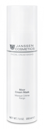 JANSSEN Ревитализирующая крем-маска для всех типов кожи Moor Cream Mask, 200 мл