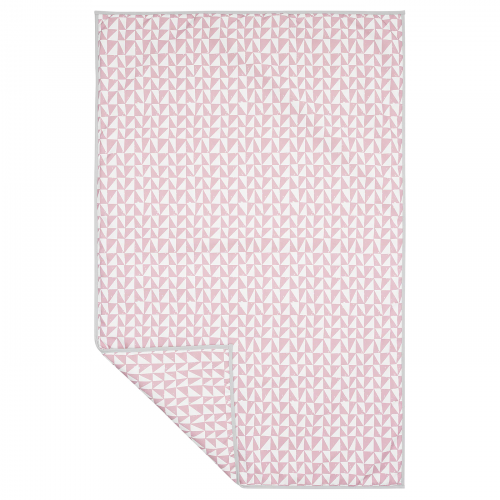 LURVIG ЛУРВИГ, Одеяло, розовый/треугольник, 100x150 см