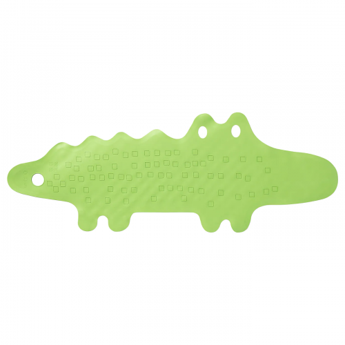 PATRULL ПАТРУЛЬ, Коврик в ванну, крокодил зеленый, 33x90 см
