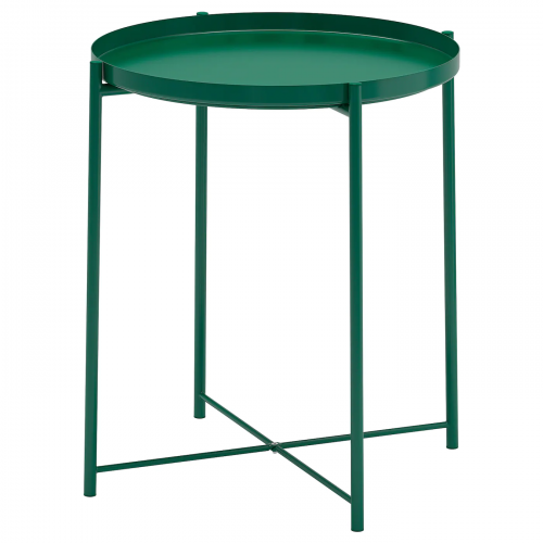 GLADOM ГЛАДОМ, Стол сервировочный, зеленый, 45x53 см