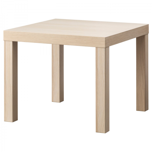 LACK ЛАКК, Придиванный столик, под беленый дуб, 55x55 см