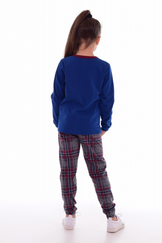 Пижама детская 7-229а (синий)
