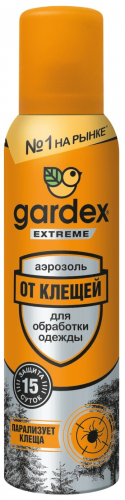 Аэрозоль от клещей Gardex Extreme, 150 мл