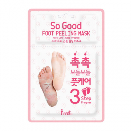 Prreti So Good Foot Peeling Mask - 3-х шаговая маска-пилинг для ног (1 пара)