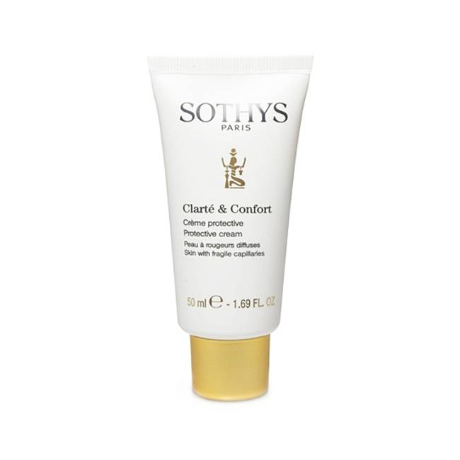 Sothys Крем защитный для чувствительной кожи и кожи с куперозом 50 мл/ CLARTE & COMFORT PROTECTIVE CREAM