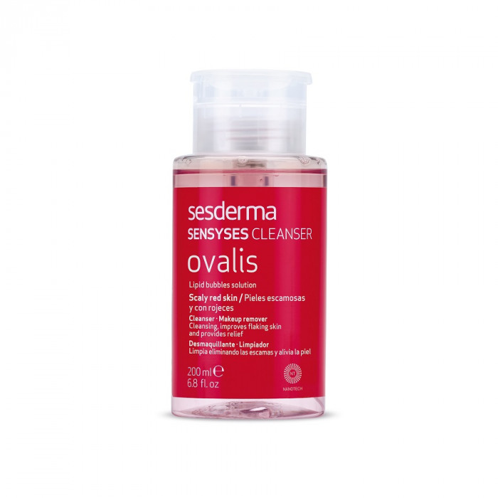 SESDERMA Липосомальный лосьон для снятия макияжа для кожи склонной к покраснению и шелушению / SENSYSES Cleanser OVALIS 200 мл
