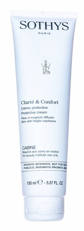 Sothys Крем защитный Clare&Confort для чувствительной кожи и кожи с куперозом / Clarte & Confort Protective Cream 150 мл