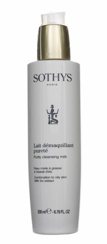 Sothys Очищающее молочко для жирной кожи с экстрактом ириса, 200мл