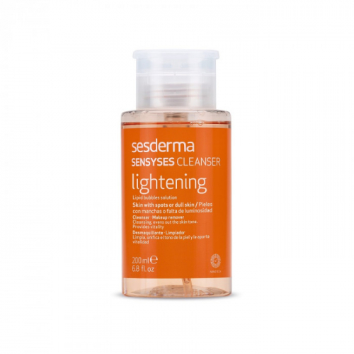 SESDERMA Липосомальный лосьон для снятия макияжа для пигментированной и тусклой кожи / SENSYSES Cleanser LIGHTENING 200 мл