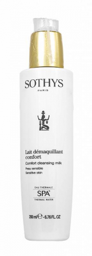 Sothys Очищающее молочко для чувствительной кожи с экстрактом хлопка и термальной водой 200 мл
