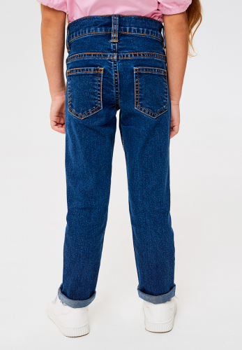 Брюки джинсовые детские для девочек Manila синий Denim pants Маленький