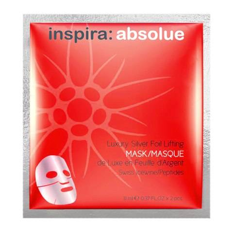 INSPIRA Роскошная лифтинг-маска с серебряной фольгой / Luxury Silver Foil Lifting Mask 1 шт