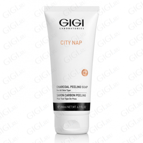 GIGI Мыло жидкое для лица / Charcoal Peeling soap 200 мл