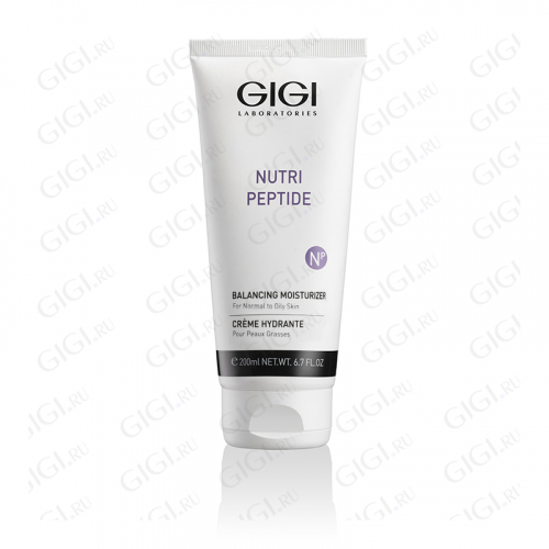 GIGI Пептидный увлажняющий балансирующий крем для жирной кожи / Nutri Peptide Balancing Moisturizer 200 мл