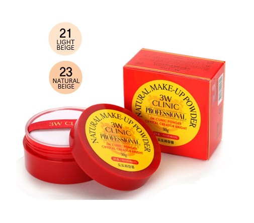 3W Clinic Профессиональная рассыпчатая пудра 23 Professional Natural Makeup